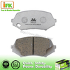 Aluminum oxide No asbestos colored auto brake Pad