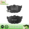 Semi Metallic No Dust Black Auto Brake Pad