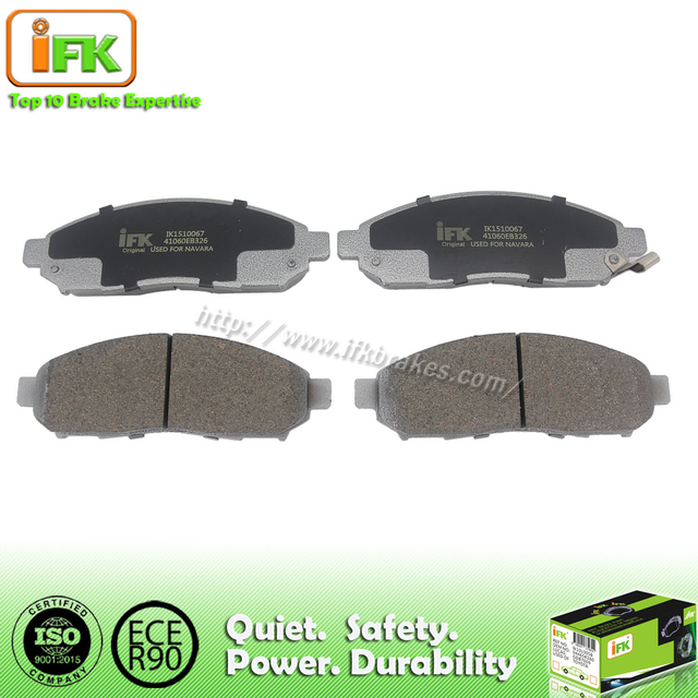 Aluminum Oxide No Noise Colored Auto Brake Pad