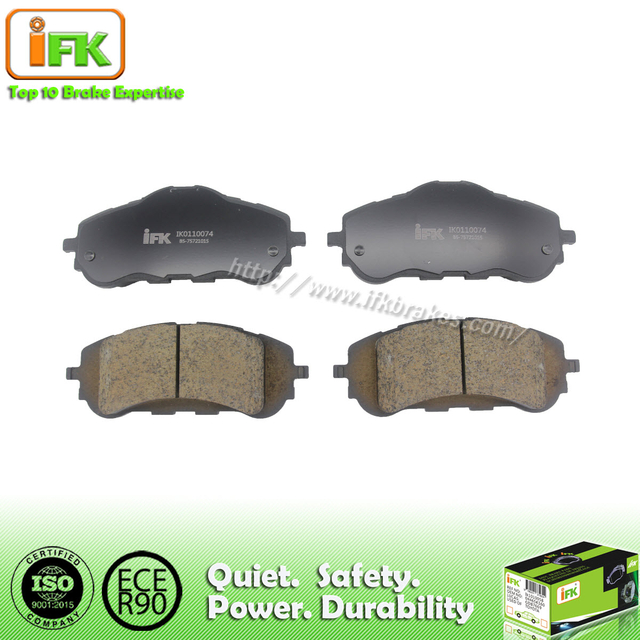 Organic No asbestos black auto brake Pad