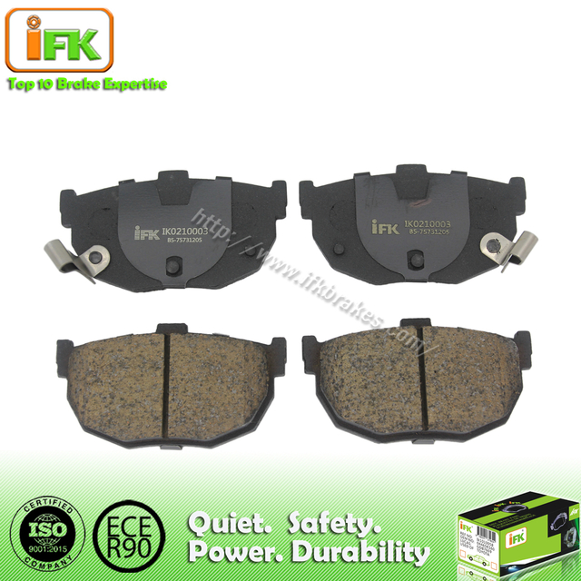 Semi Metallic No Dust Black Auto Brake Pad