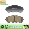 Organic No asbestos black auto brake Pad