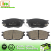 Iron Fiber No asbestos colored auto brake Pad