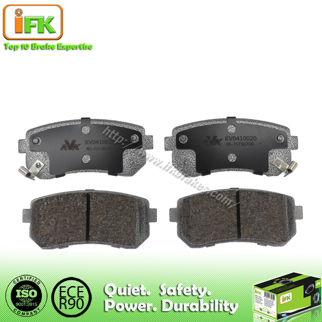 Non Asbestos No Noise Black Auto Brake Pad