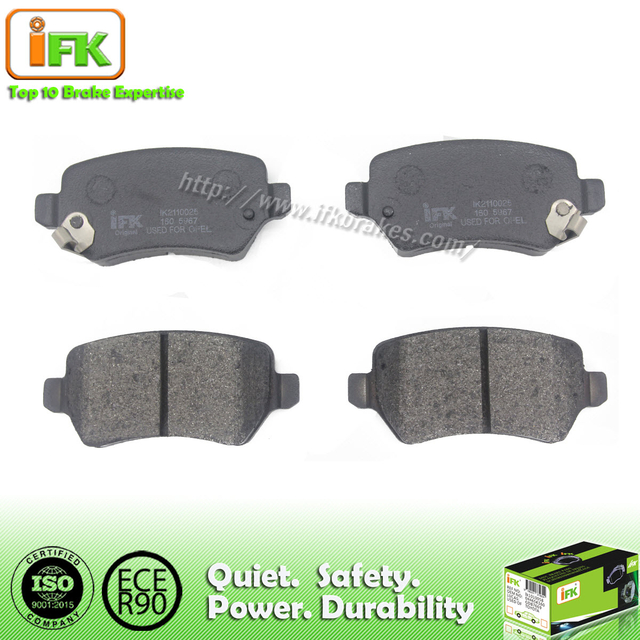 semi metallic No asbestos colored auto brake Pad