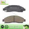 Aluminum Oxide No Asbestos Black Auto Brake Pad