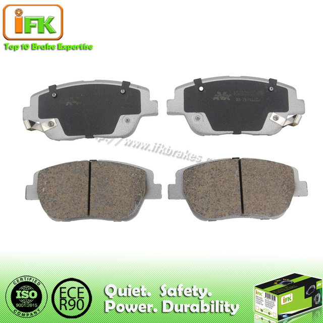 Iron Fiber No noise colored auto brake Pad