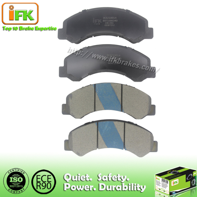 Carbon Fiber No Noise Colored Auto Brake Pad