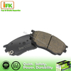 Iron Fiber No asbestos colored auto brake Pad
