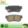 D813 Semi Metallic No Noise Auto Brake Pad