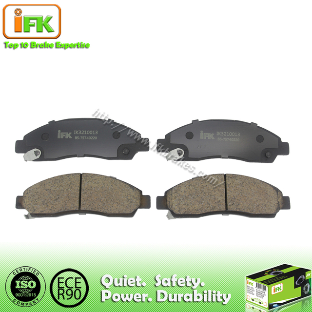 Aluminum Oxide No Asbestos Black Auto Brake Pad